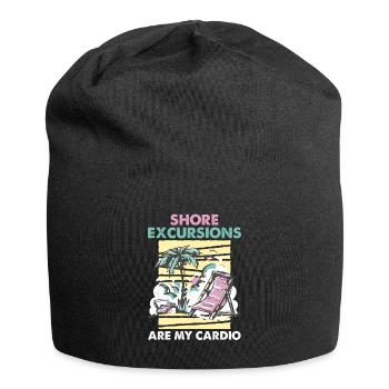 Shore Excursions Are My Cardio Cruise - Jersey Beanie - black - Front
