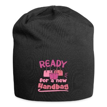 Ready for a new Handbag / Handbag Shopping - Jersey Beanie - black - Front