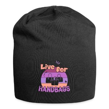 Live for Handbags / Handbag Shopping - Jersey Beanie - black - Front