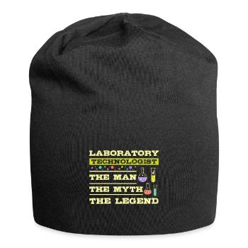 Technologue de laboratoire la légende du mythe de l’homme - Bonnet en jersey - noir - Devant