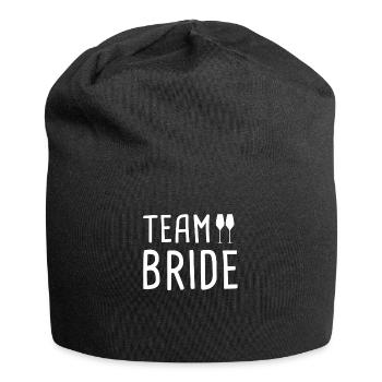 team bride - Jersey-Beanie - Schwarz - Vorne