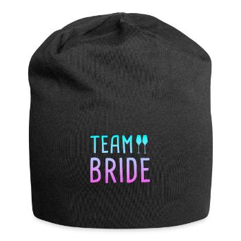 team bride - Jersey-Beanie - Schwarz - Vorne