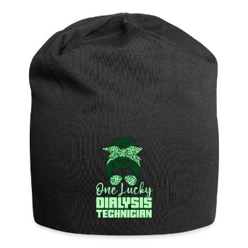 Technicien en dialyse Néphrologie Dialyse Cadeau - Bonnet en jersey - noir - Devant