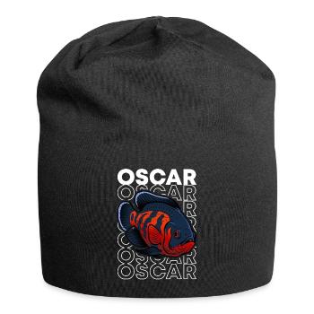 Oscar Fish 80's Style Monster Fischhüter - Jersey-Beanie - Schwarz - Vorne