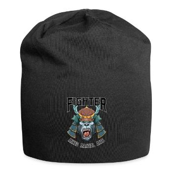 MMA Mixed Martial Arts Gorilla - Cage Fighter Free - Jersey-Beanie - Schwarz - Vorne