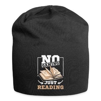 Pas de jeu juste en lisant - Bonnet en jersey - noir - Devant