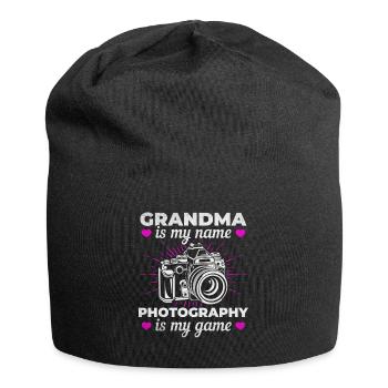 Grand-mère est mon nom La photographie est mon - Bonnet en jersey - noir - Devant