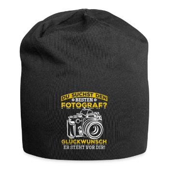 Fotografen Kamera Fotografie - Du suchst den - Jersey-Beanie - Schwarz - Vorne