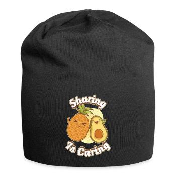 Sharing Is Caring Pineapple Pineapple Gift - Jersey Beanie - black - Front