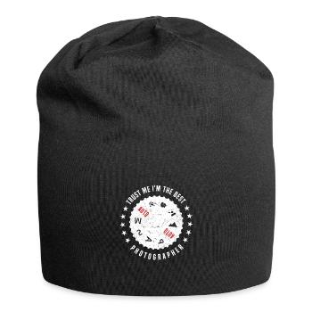 Photographie Photographie - Croyez-moi, je suis - Bonnet en jersey - noir - Devant