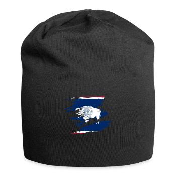 Wyoming hausgeschenk - Jersey-Beanie - Schwarz - Vorne