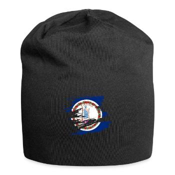 Virignia house gift - Jersey Beanie - black - Front