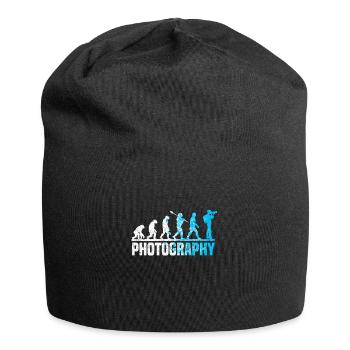 Photography Evolution Photographer Evolution Photo - Jersey Beanie - black - Front