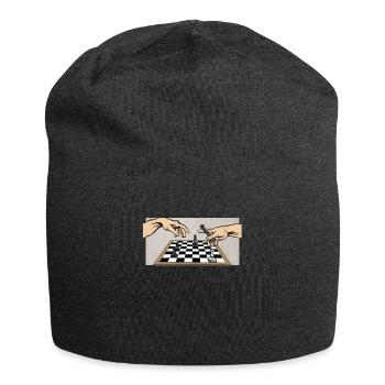Chess The creation of chess - Jersey Beanie - charcoal grey - Front
