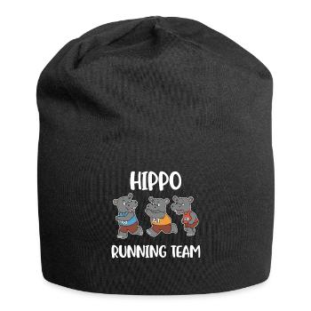 Hippo Running Team Hippo Cadeau - Bonnet en jersey - noir - Devant
