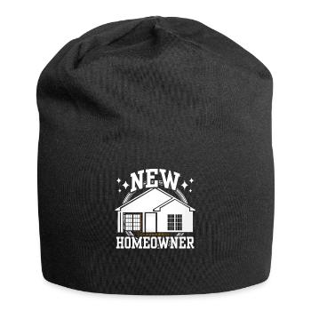 Nouveau propriétaire Propriétaire Maison de propriétaire - Bonnet en jersey - noir - Devant