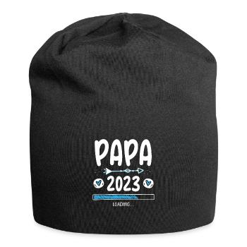 Papa 2023 Chargement - Bonnet en jersey - noir - Devant