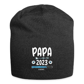 Papa 2023 Chargement - Bonnet en jersey - charbon - Devant