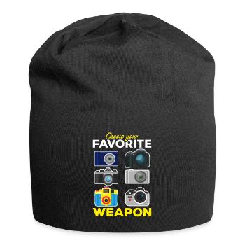 Photographie Choisissez votre - Bonnet en jersey - noir - Devant