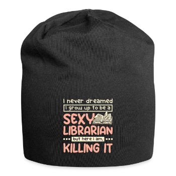 Sexy librarian - Jersey-Beanie - Schwarz - Vorne
