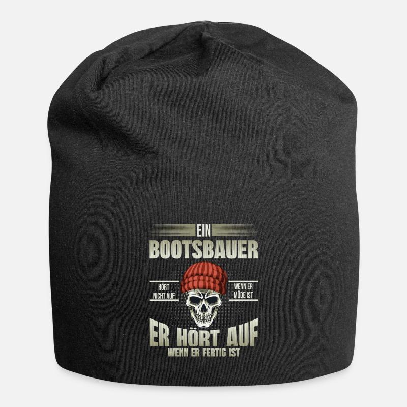 Bootsbauer Schiffsbauer - Jersey-Beanie - Schwarz