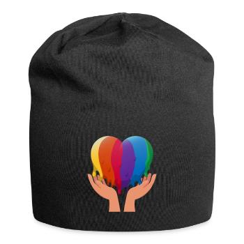 Fierté LGBT Fierté LGBTQ - Bonnet en jersey - noir - Devant