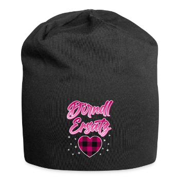 Dirndl Ersatz Trachtenshirt Bayern Trachten - Jersey-Beanie - Schwarz - Vorne
