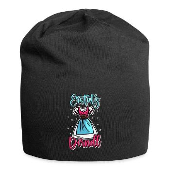 Trachtenshirt Ersatz Dirndl - Jersey-Beanie - Schwarz - Vorne