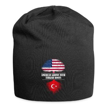 American grown with turkish roots Turkey - Jersey-Beanie - Schwarz - Vorne