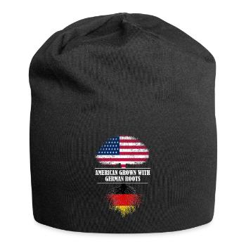 American grown with german roots Germany - Jersey-Beanie - Schwarz - Vorne