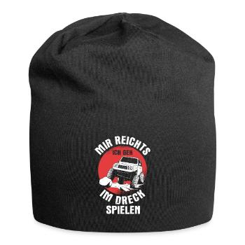 Auto Allrad Offroad 4x4 SUV Männer Jungen Geschenk - Jersey-Beanie - Schwarz - Vorne