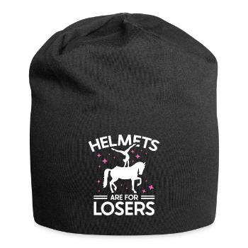 Voltigieren Helmets Are For Losers - Jersey-Beanie - Schwarz - Vorne