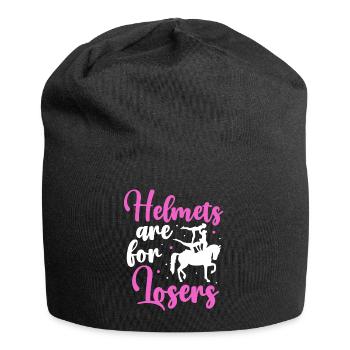 Voltigieren Helmets Are For Losers - Jersey-Beanie - Schwarz - Vorne