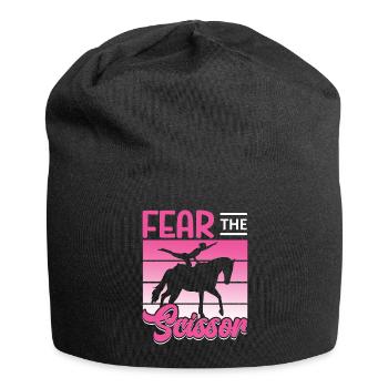Voltigieren craint la voûte en ciseaux - Bonnet en jersey - noir - Devant