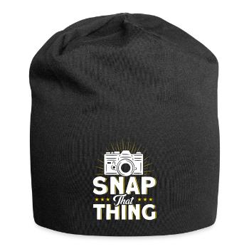 Cameraman Gift for Photographer - Jersey Beanie - black - Front