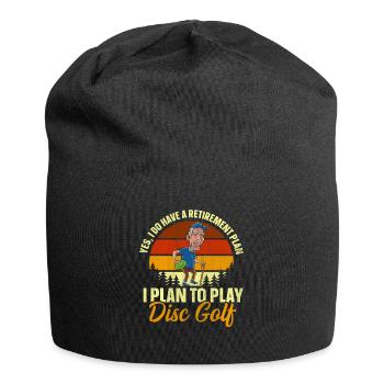 Yes, I Do Have A Retirement Plan Disc Golf - Jersey Beanie - black - Front