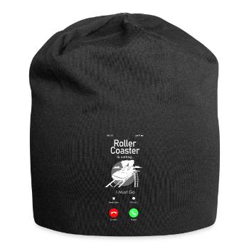 Roller Coaster Phone Display - Jersey-Beanie - Schwarz - Vorne