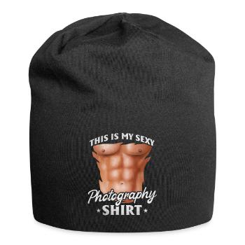 Foto — Das ist mein sexy Fotografie-Shirt-Fotograf - Jersey-Beanie - Schwarz - Vorne