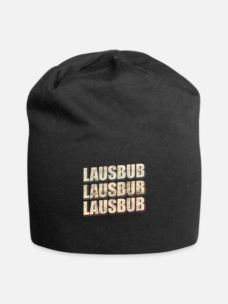 Lausbub Lausbube - Jersey-Beanie - Schwarz