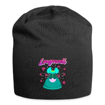Dirndl Ersatz Lausmadl Damen Trachten - Jersey-Beanie - Schwarz - Vorne
