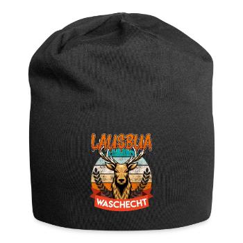Waschechter Lausbub Bayer Trachtenshirt - Jersey-Beanie - Schwarz - Vorne