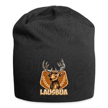 Lausbub Lausbube Bayern Herren Trachten - Jersey-Beanie - Schwarz - Vorne