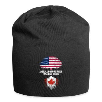 American grown with canadian roots Canada - Jersey Beanie - black - Front