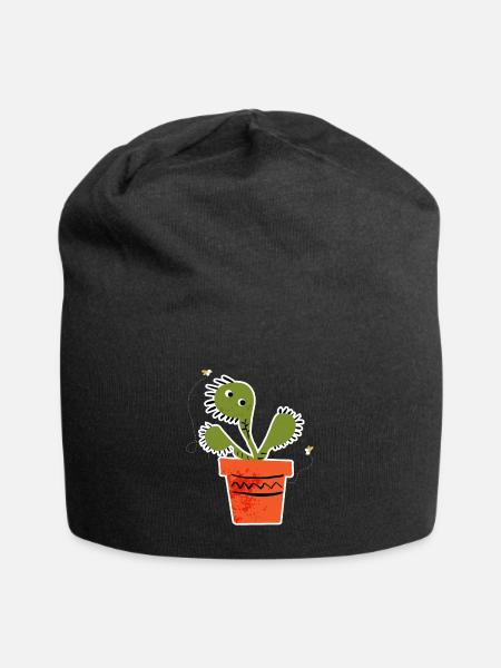 Vénus Piège à mouches comme des mouches Plante - Bonnet en jersey - noir