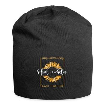 Schulberatung Anerkennung des Beratungslehrers - Jersey-Beanie - Schwarz - Vorne
