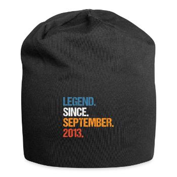 Legend Since September 2013 Geburtstag - Jersey-Beanie - Schwarz - Vorne