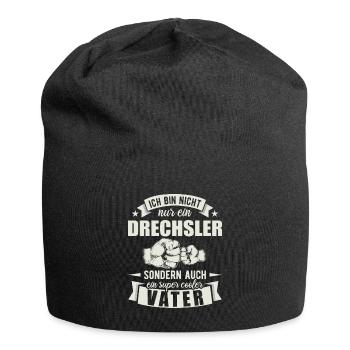 Drechsler - Jersey-Beanie - Schwarz - Vorne
