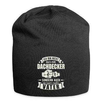 Dachdecker - Jersey-Beanie - Schwarz - Vorne