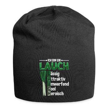 Lauch Kostüm Bodybuilding Satire Gym Jga - Jersey-Beanie - Schwarz - Vorne
