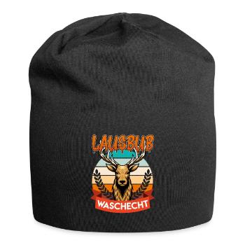 Waschechter Lausbub Bayer Trachtenshirt - Jersey-Beanie - Schwarz - Vorne